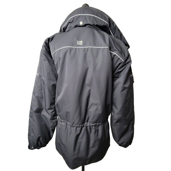 Nils Ski Jacket Plus Size 16 Women's Black Fleece Lined Zip Front Skiwear NWT - Picture 3 of 6